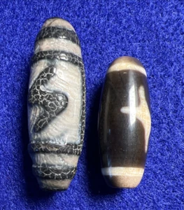 Dzi Beads Spiritual Enlightenment Tibetan Nepalese Himalayan Assortment Lot 2 - Picture 1 of 5