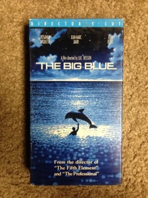 The Big Blue [VHS] Director's Cut 2000 rosanna arquette - Image 1 of 2