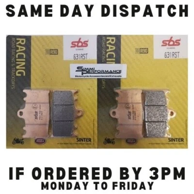 SBS Race Sinter Front Brake Pads for Suzuki GSF1250 Bandit 2006 to 2017 2018 - Image 1 of 4