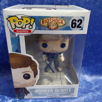 Pop Vinyl Bioshock Infinite MIB 62 Booker DeWitt damaged box 2015 - Image 1 of 4