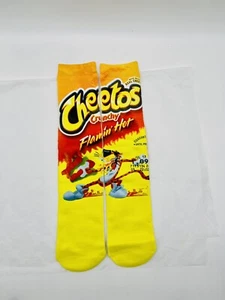 Odd Socks Fun Crew Socks Men Women Teens Funny Flaming Hot Cheetos Prints OS - Picture 1 of 6