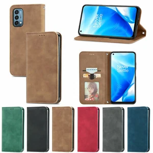 Für OnePlus Nord N200 Slim Fit PU Leder Magnet Flip Wallet Case Cover Skin - Bild 1 von 46