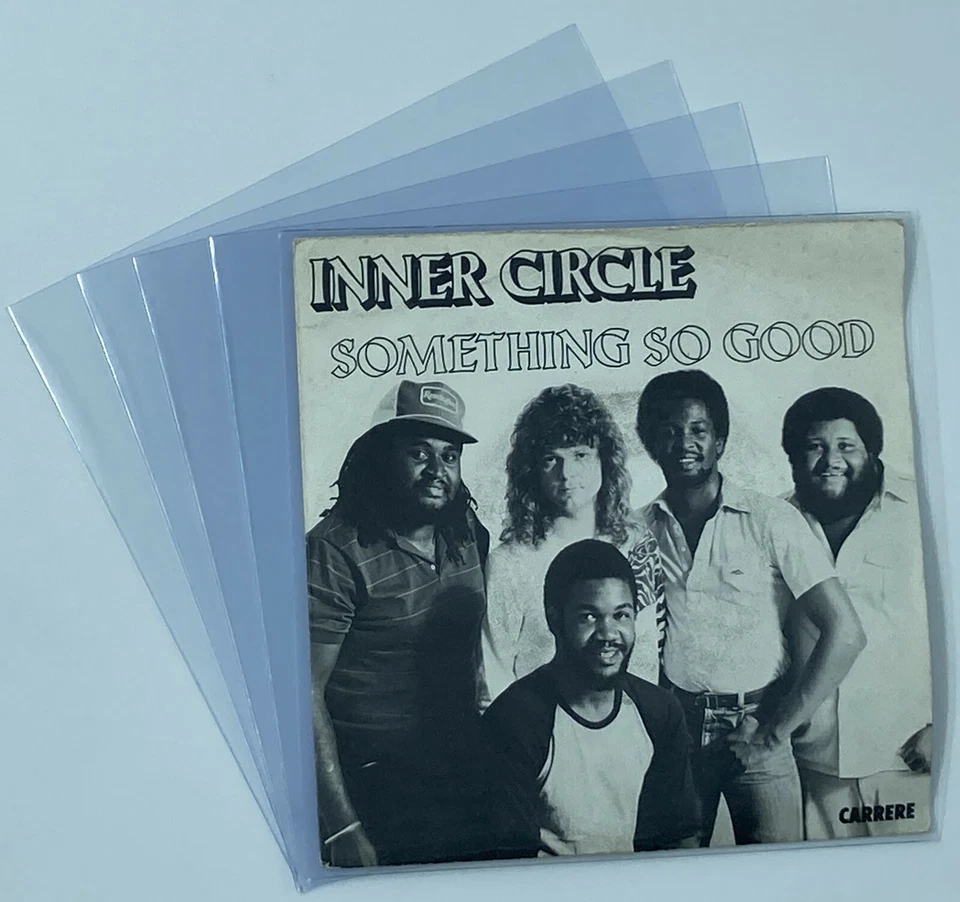 LOT 50 POCHETTES PROTECTION PLASTIQUE VINYLE 45 TOURS - QUALITE LUXE - 120µ - Imagen 1 de 1