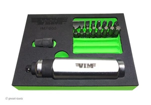 VIM TOOLS: IMPACT DRIVER KIT – 3/8” drive tool – automotive fastener remover - Picture 1 of 3