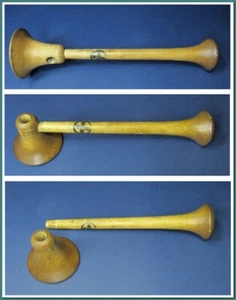 Ancien stéthoscope obstétrical en bois modèle Pinard #91024 - Foto 1 di 9