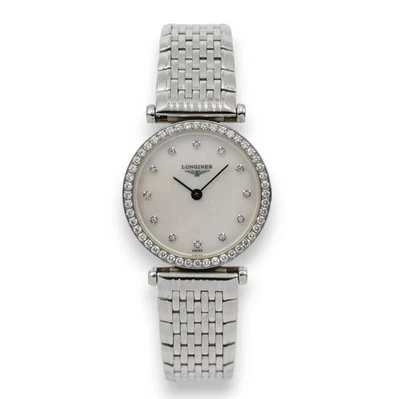 LADIES LONGINES LA GRANDE CLASSIQUE L4.241.0 QUARTZ WRISTWATCH STAINLESS STEEL - Image 1 of 4