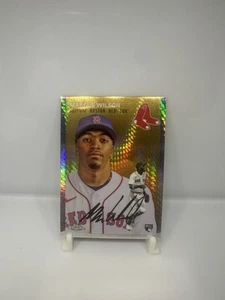 2023 Topps cromo platino Marcus Wilson RC #24 refractor plateado Boston Red Sox - Imagen 1 de 2
