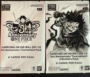 One Piece 3rd anniversary tournament pack + 3 brothers pack  - Picture 1 of 1