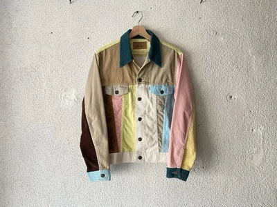 CHAQUETA DE CAMIONERO LEVIS LVC SS20 AÑOS 70 JABONERA PANA BLOQUE DE COLOR TIPO III 38 S De colección Foto 1 de 4