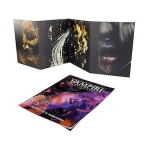 Vampire The Masquerade 5a Edition - Game Role Screen Of Narrator And Subsidies - Picture 1 of 1