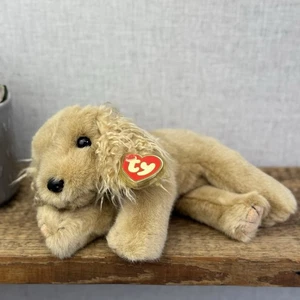 Ty Classic Corky Cocker Spaniel - Spaniel Puppy Dog Soft Pristine Condition Tags - Picture 1 of 11