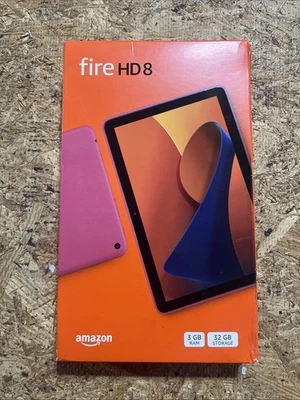 Amazon Fire HD 8 12th Gen 32GB, Wi-Fi, 8" Tablet - Hibiscus Pink - Image 1 of 4