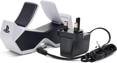 PowerA Twin Charging Station for PS5 DualSense Controllers Dock LED Charger AC K - Image 1 of 3