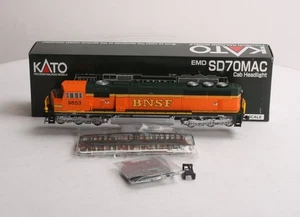 Kato 37-6404 HO BNSF Heritage ll EMD SD70MAC Diesel Locomotive #9853 EX/Box - Picture 1 of 10