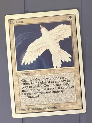 Magic the Gathering MTG Unlimited Purelace NM-  (Beta Bob) - Image 1 of 2