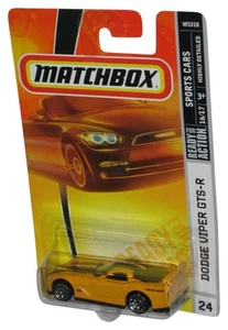 Matchbox Sports Cars 16/17 (2007) Yellow Dodge Viper GTS-R Car #24 - Picture 1 of 1