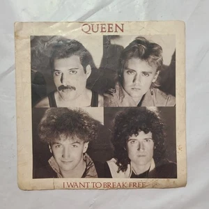 Queen ~ I Want To Break Free/ Machines ~ PS GEMA German Press 45 RPM Record - Picture 1 of 6