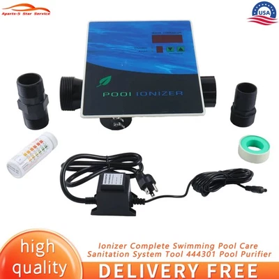 APARTS-5-STAR-SERVICE 444301 Ionizer Complete Swimming Pool Care Sanitation System Tool Pool Purifier