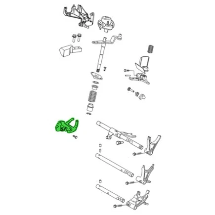 Horquilla de cambio de transmisión manual Mopar 68146158AA para 2012 2019 500 para Fiat Foto 1 de 4