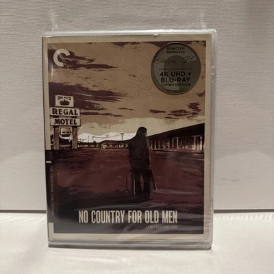 No Country for Old Men-4K-UHD/Bluray,Criterion,New & Sealed,Coen Bros. - Image 1 of 2