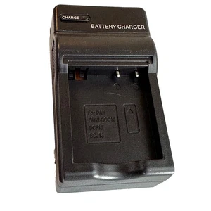 AC/DC Battery Charger for Panasonic DMW-BCF10E Lumix DMC-F3 DMC-FS30 DMC-TS2 F2 - Picture 1 of 4