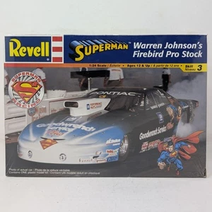 Revell Superman Warren Johnson's Firebird Pro Stock 1/24 Model Kit 85-7645 New - Picture 1 of 6