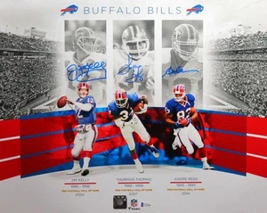 Kelly, Thomas, Reed Autographed Custom Art 16x20 FP Photo-Beckett W *Blue - Picture 1 of 10