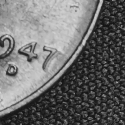 1947-D Wheat penny, DDO 7/7, minor die clashing, Extremely Fine - Image 1 of 3