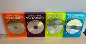 Star Trek Voyager Seasons 1-4 in Neon Cases DVDs in Great Condition - Picture 1 of 5