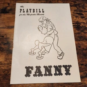 May 14th 1956 - Majestic Theatre Playbill - Fanny - Ezio Pinza - Slezak - Picture 1 of 4