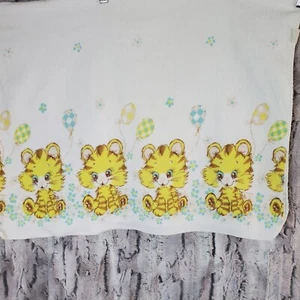 Manta Receptora De Colección BABYCARE Gatito Kitsch Gato Oro Amarillo Algodón 25" x 39" - Imagen 1 de 7
