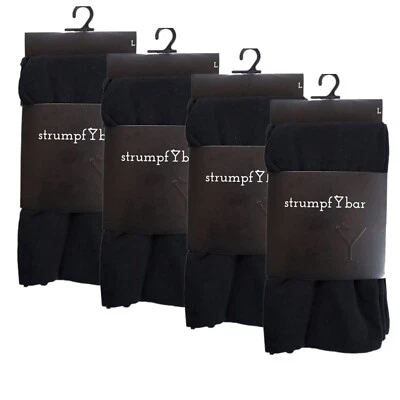 Strumpfbar® Restposten 4 x Thermo Strumpfhose, schwarz, blickdicht in S|M|L - Bild 1 von 4