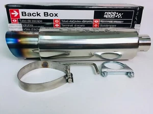 TERMINALE MARMITTA SCARICO UNIVERSALE RACE SPORT TUNING RACING ROMBO SPORTIVO - Foto 1 di 7