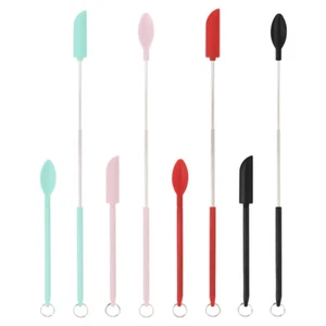 Mini Silicone Telescopic Spatula and Scooping Spoon, Scraper Spatula Kitchen • - Picture 1 of 28