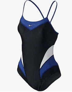 Nike Swim Victory Cut Out Tank One Piece Swimsuit Color: Game Royal - Picture 1 of 3