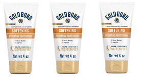 BL Gold Bond Softening Hydrating Foot Cream 4oz each *Three Pack *