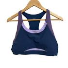 Calme by Johnny Was Endurace color blocked bra purple size XL NEW $78