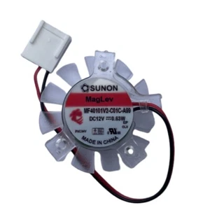 NEW for SUNON MF40101V2-C01C-A99 37MM Pitch 20-26-26MM Graphics Card Silent Fan - Picture 1 of 5