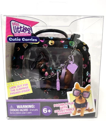 FRENCH BULLDOG Real Littles CUTIE CARRIES Posable Puppy Dog with Collectible Fas - Image 1 of 4