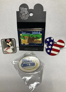 Disney Pins - Simba, Minnie, Flag Mickey - Special Lot of 4 - 2002/4 - Picture 1 of 1