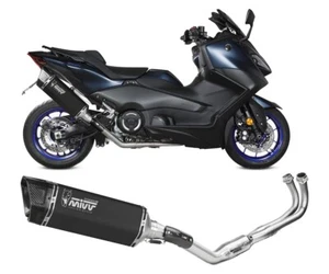 Scarico Completo Mivv SR-1 Titanio Nero YAMAHA T-MAX 560 2022 > 2023 - Imagen 1 de 6