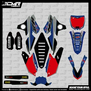 Grafik Kit für Yamaha Crystal Aufkleber YZF 250 450 2014 2015 2016 2017 2018 - Bild 1 von 1