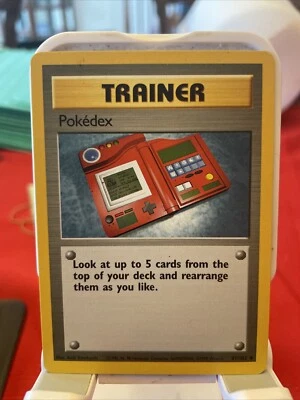 Shadowless Pokemon Pokedex 87/102 Base Set Rare Trainer  Pokemon Card - Image 1 of 2