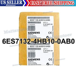 New Siemens 6ES7132-4HB10-0AB0 SIMATIC DP 5 ELECTRON MODULES 6ES7 132-4HB10-0AB0 - Picture 1 of 11