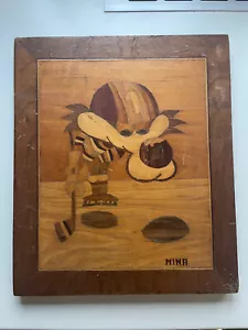 VUCKO vintage hecho a mano en placa de madera, Juegos Olímpicos Sarajevo 1984 - Imagen 1 de 22