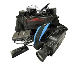 VINTAGE SONY HANDYCAM VIDEO 8 CAMERA RECORDER CCD-V88 w ACCESSORIES & DOMKE CASE - Picture 1 of 6