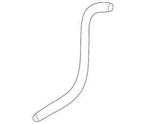 Genuine Audi Upper Return Hose 8D0-422-891-C - Picture 1 of 2
