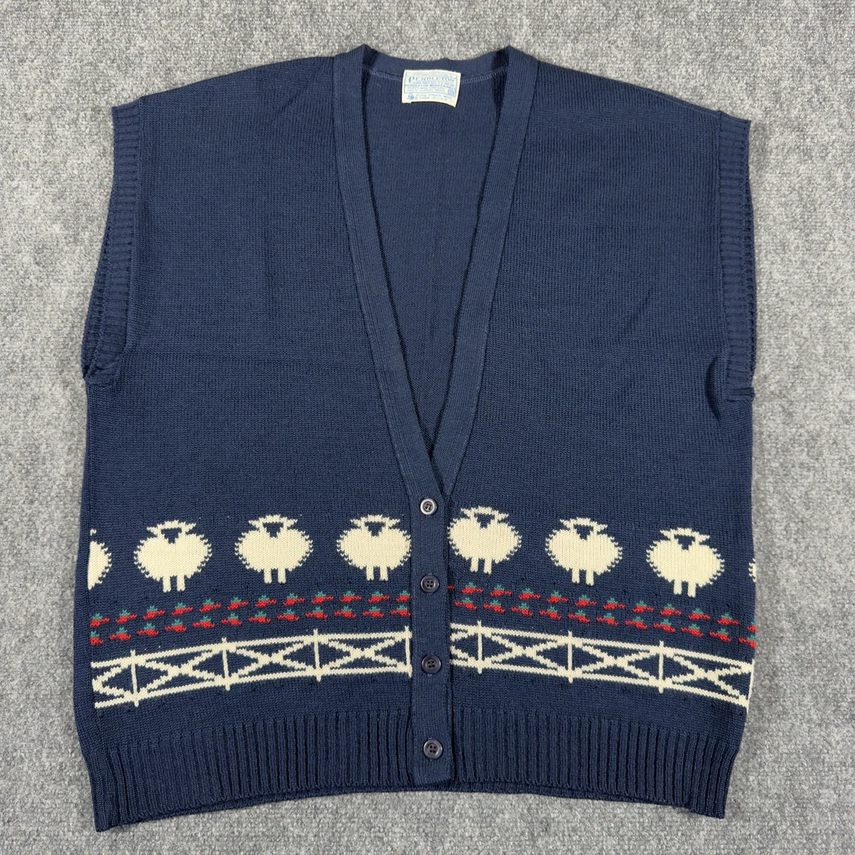 トップス PENDLETON L/S V-NECK CARDIGAN size M Shop Women's Graphic Shetland Zip Cardigan for Luxurious Comfort
