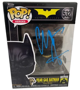 Christian Bale Signed Fear Gas Batman Funko Batman Begins Autograph Beckett - Picture 1 of 2