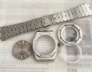 Set cassa acciaio inox 41,5 mm per Audemars Piguet rovere 9015 senza movimento - Foto 1 di 5